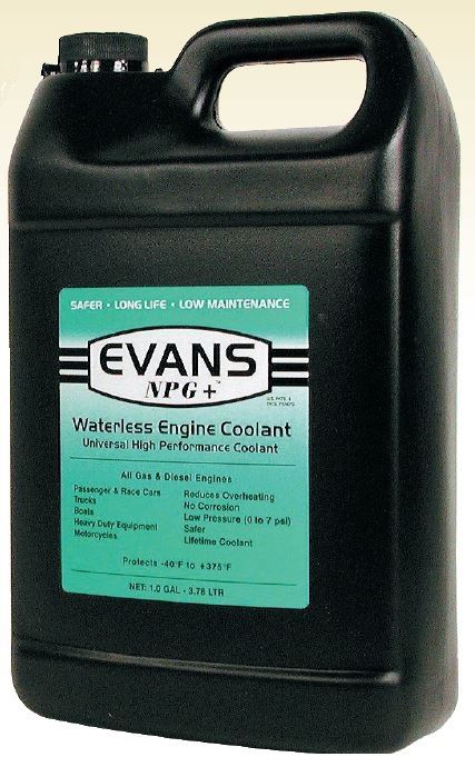 does evans waterless coolant have propylene glycol
